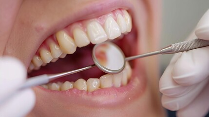 Dentist performing a dental bonding procedure to repair a broken tooth