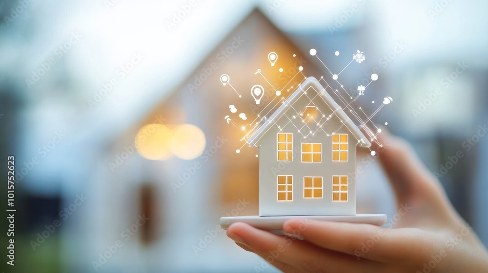 Aufkleber smart home automation: wireless control systems for connected devices, including entertainment and e