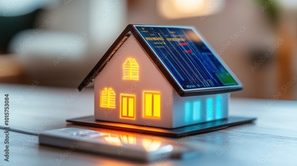 Poster smart home energy monitoring systems for tracking and optimizing energy consumption in real-time