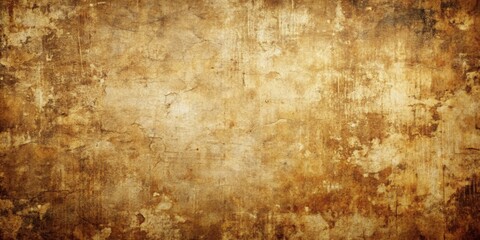 Obraz premium A Weathered, Textured Background with Shades of Brown and Yellow, Ideal for Vintage and Rustic Design Projects