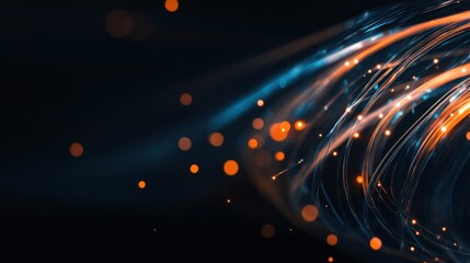 Obraz premium Abstract Swirling Lights