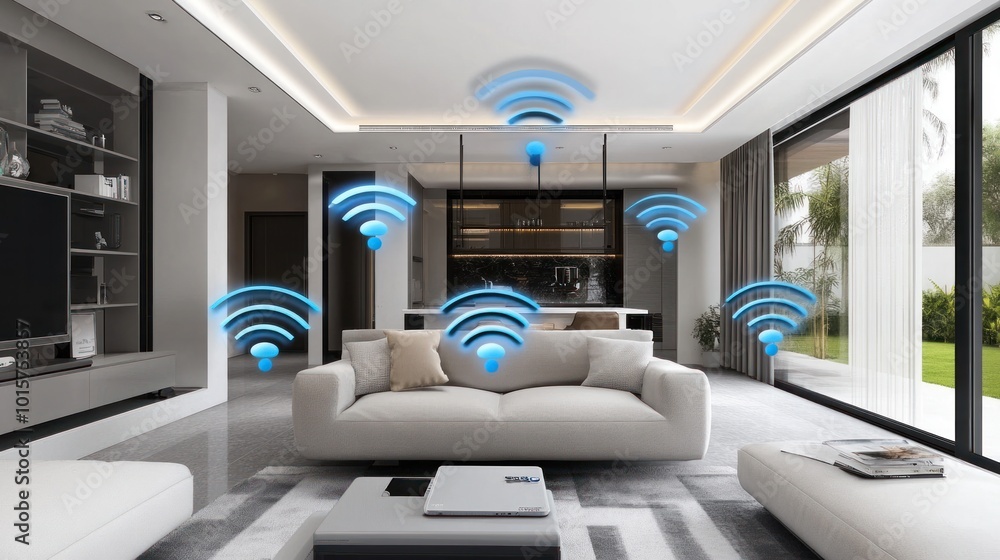 Poster smart home network management: wireless solutions for connecting and managing iot devices efficientl