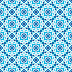Islamic Oriental Ornament Design on Winter Theme