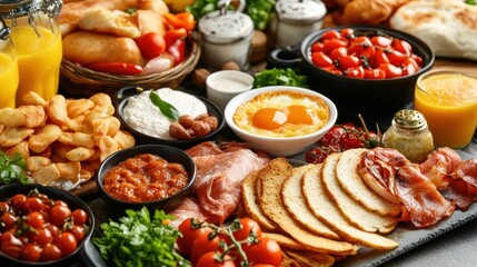 Delicious Breakfast Spread