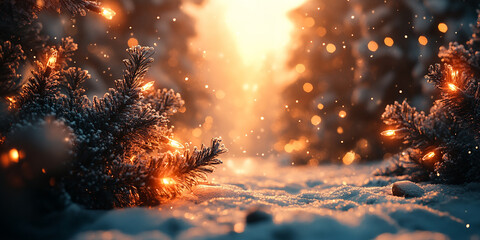Naklejka premium Merry Christmas background