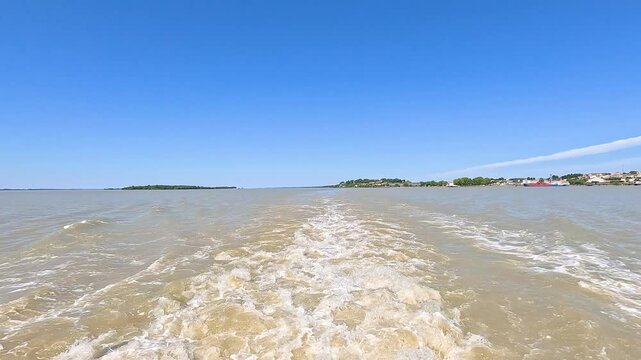 Boat Ride on Blaye River
