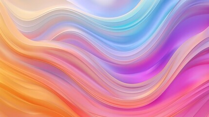 Abstract Colorful Wavy Background
