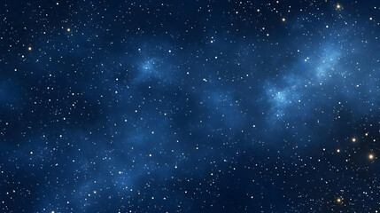 A Deep Blue Night Sky Filled with a Starry Milky Way