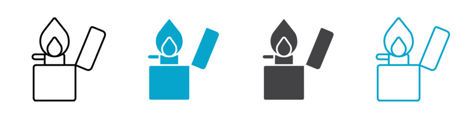 lighter icon isolated vector illustration