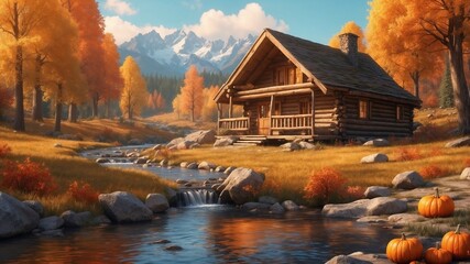 autumn in the mountains