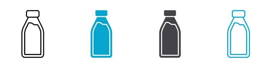 milk icon isolated vector illustration