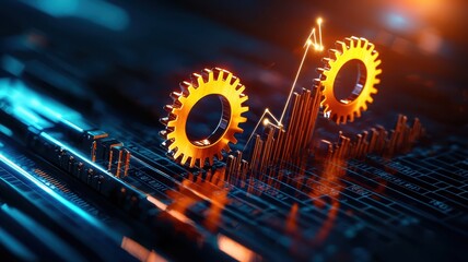 Technological Progress, Digital Gears Evolve into Upward Growth Lines