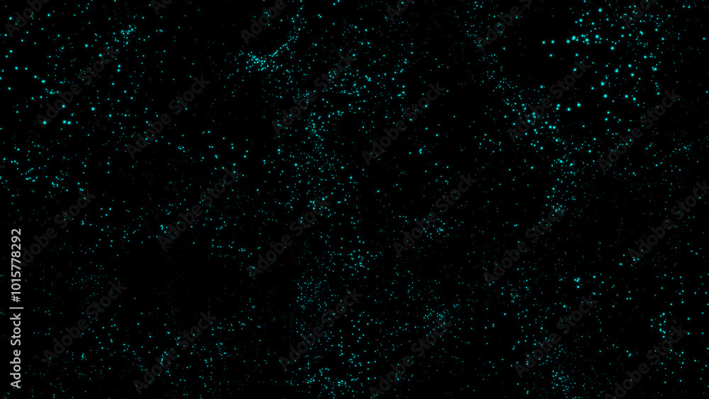 Poster blue christmas abstract particles dot sparkles. abstract floating particle background with copy spac
