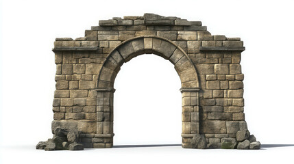 Obraz premium Ancient City Gate 3D Rendering