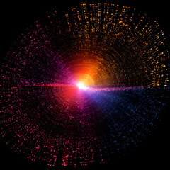 abstract background with rays