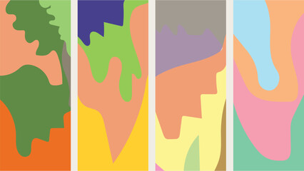 Obraz premium Abstract colorful gradient background with modern style