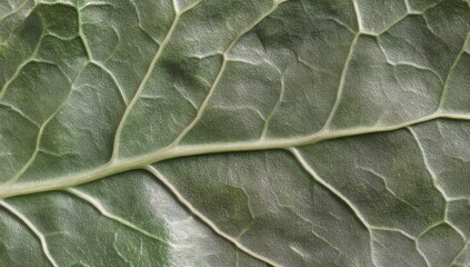 Close Up of a Leaf's Veins
