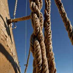 a rope with the word  no  on it