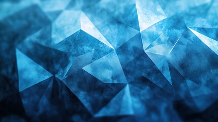 Abstract blue, triangles background