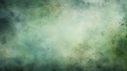 Obraz premium Green painting background. Closeup of abstract rough green art painting texture