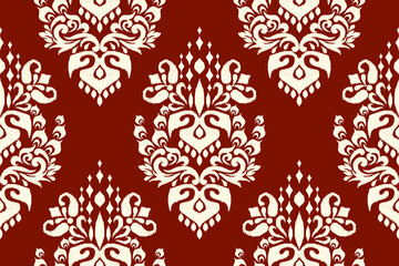 Ikat pattern vector illustration 