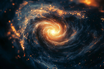 Grand Spiral Galaxy Expanding Across the Universe