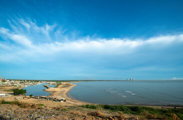 view of the coast of the sea