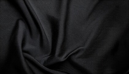 Fototapeta premium The black background displays the texture of the fabric, giving an elegant impression