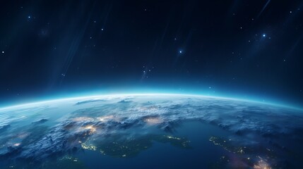 Stunning view of earth from space, showcasing vibrant blue oceans, lush green landscapes, and swirling white clouds, captured in breathtaking hd 8k resolution, perfect for a wallpaper backdrop.


