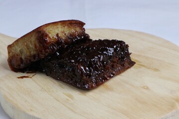 Sweet Chocolate Cheese Martabak, Indonesian dessert