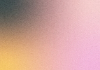 Grainy noisy poster background, orange light pink dark gray color wave backdrop abstract header banner design