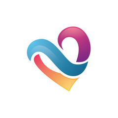 love vector concept logo template design