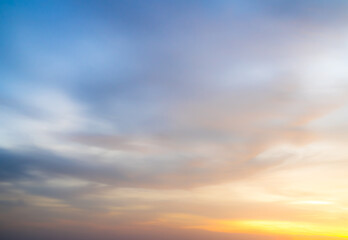 Sunset blur nature summer background cloud gradient overlay dramatic weather orange sky evening sunrise pastel color effect pattern abstract spring light beauty template yellow wallpaper tropical.