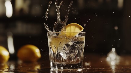 Vodka shot. Shot of vodka