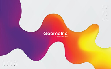 abstract white background with gradients purple, orange and yellow