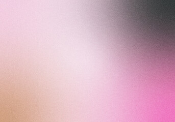 Grainy noisy poster background, orange light pink dark gray color wave backdrop abstract header banner design