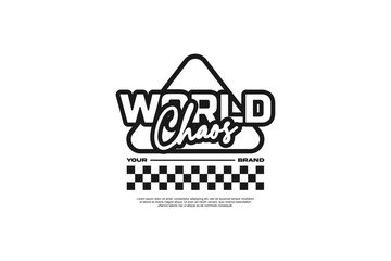 Vector streetwear design ideas concept vector graphic tee design suitable for printing	

