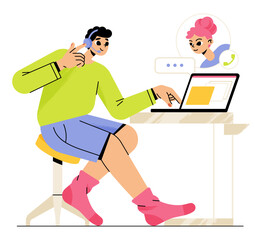 Online customer service
