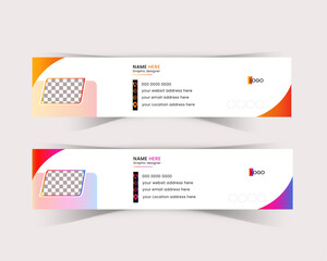  Corporate Email Signature template design