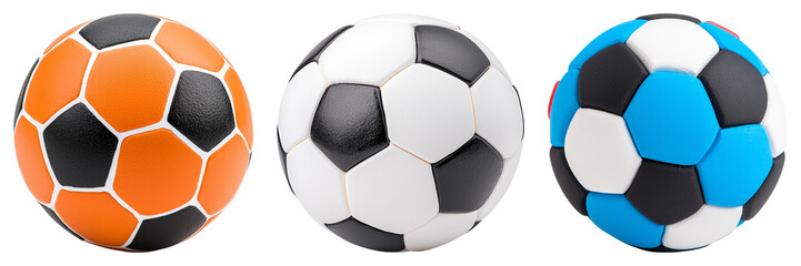 Colorful Soccer Balls for Fun and Play