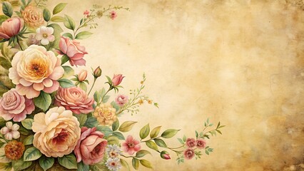 vintage flower background