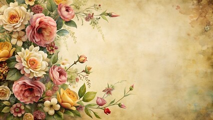 vintage flower background