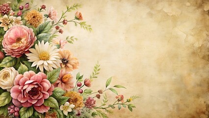 vintage flower background