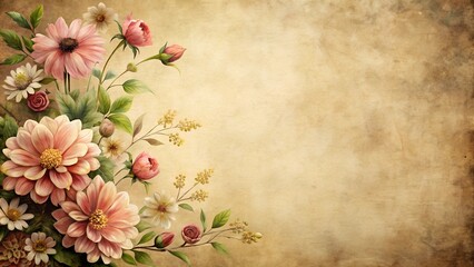 vintage flower background