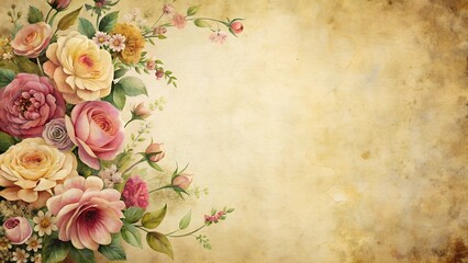 vintage flower background