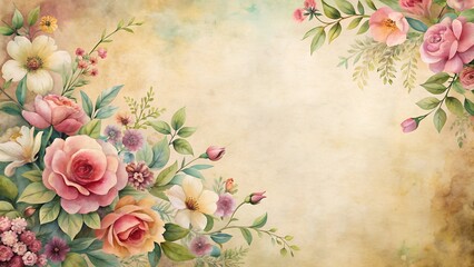 vintage flower background