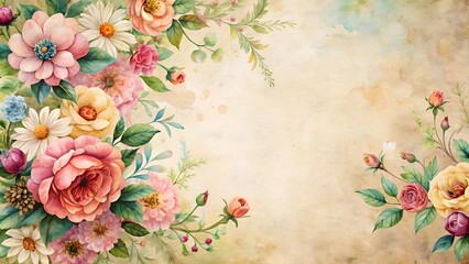 vintage flower background