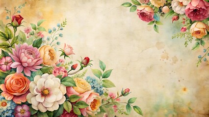 vintage flower background