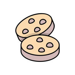 Cookies vector icon