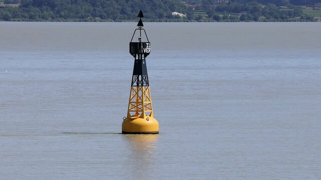Floating Buoy in Blaye Waters